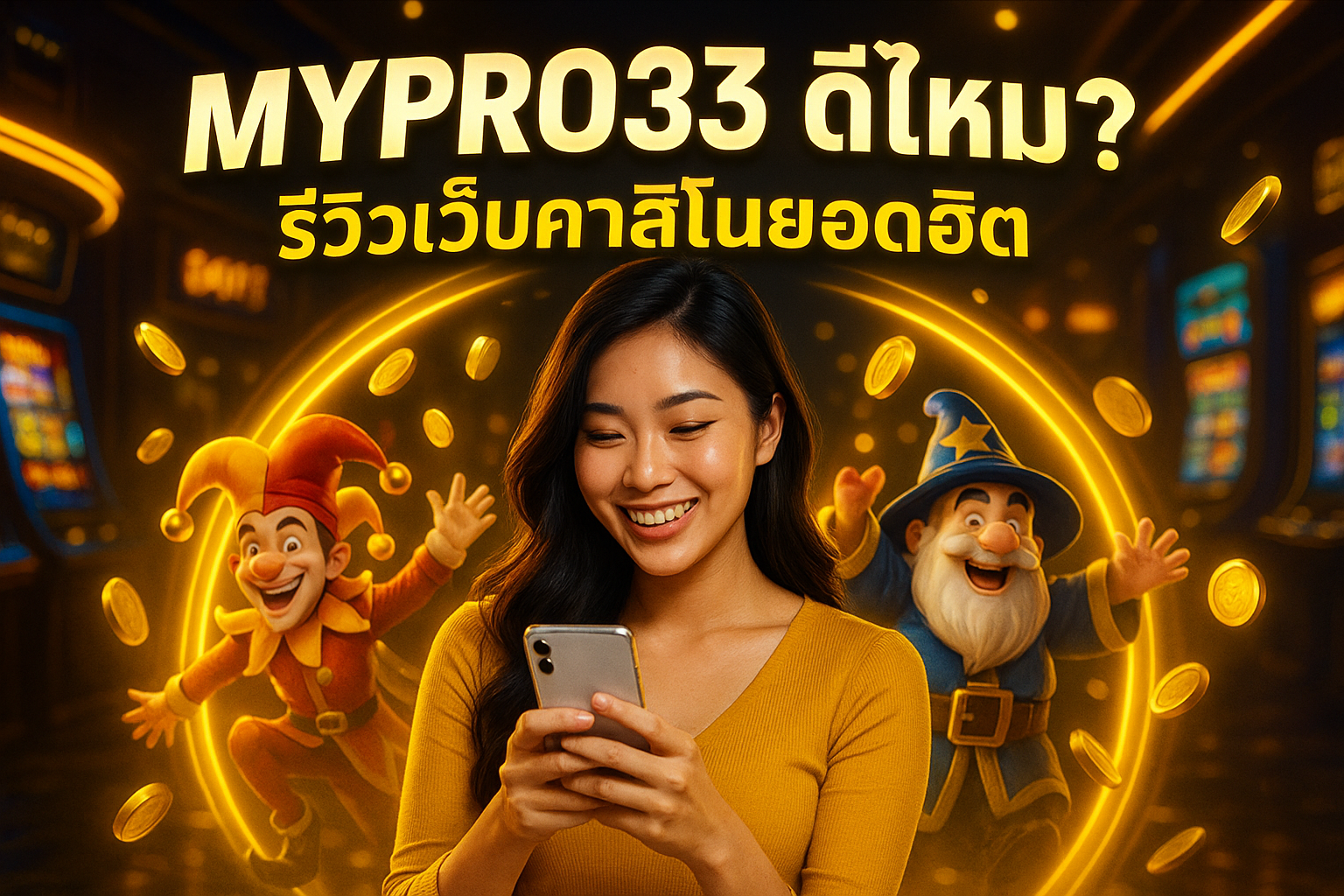 รีวิวเว็บคาสิโนยอดฮิต MYPRO33 ดีไหม?